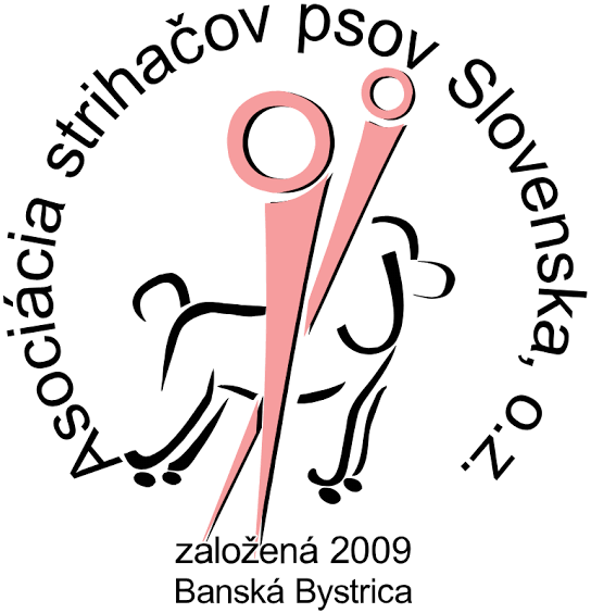 Logo Asociácie strihačov psov Slovenska